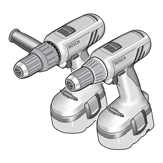 Bosch GSR 18 VE-2 Operating Instructions Manual