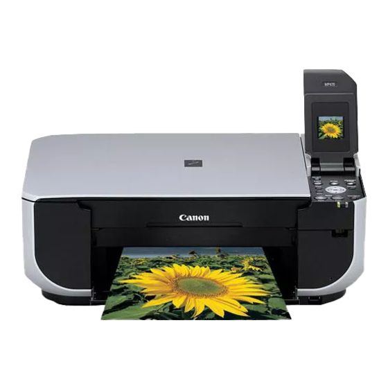 Canon PIXMA MP470 Quick Start Manual