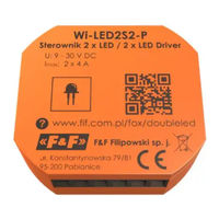 F&F Wi-LED2S2-P Manual