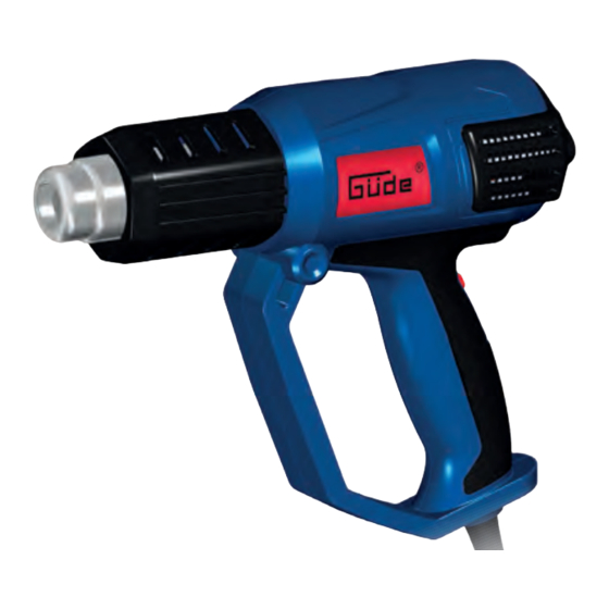 GÜDE HLG 600-2000 LED Translation Of The Original Instructions