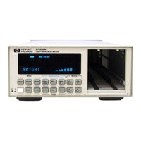 HP 8153A Operating And Programming Manual
