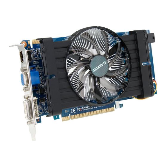 Gigabyte GV-N550D5-1GI User Manual