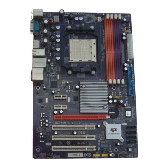 ECS A770M-A Manual