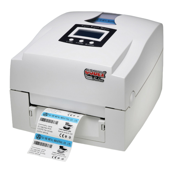 Godex EZPi-1000 Series User Manual