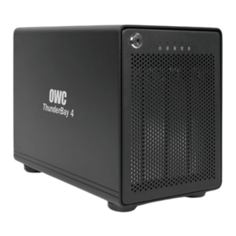 OWC THUNDERBAY 4 Assembly Manual & User Manual