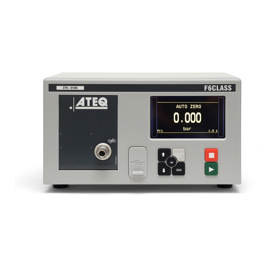 ATEQ F6 Profinet Series Manual