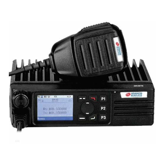 Advanced Wireless Communications AWR-DM7700 User Manual