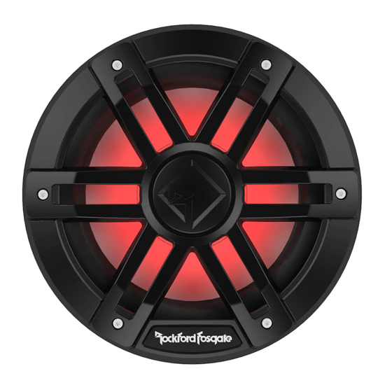Rockford Fosgate M1 Manual