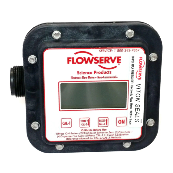 Flowserve Scienco SEM-10 Operator's Manual