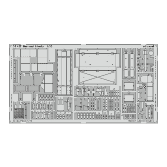 Eduard Hummel interior Assembly Instructions