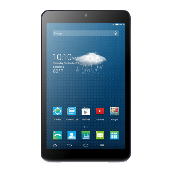 Alcatel Pixi 3 (8) Quick Start Manual