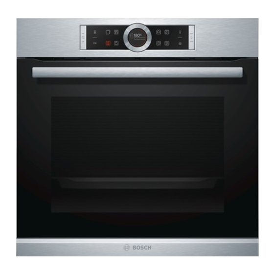 Bosch HRG675B 1 Series User Manual And Installation Instructions