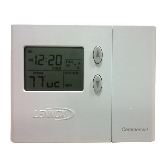 Lennox ComfortSense 3000 Series Operation Manual