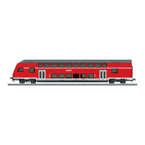 marklin Start up Bi-Level Cab Control Car Manual