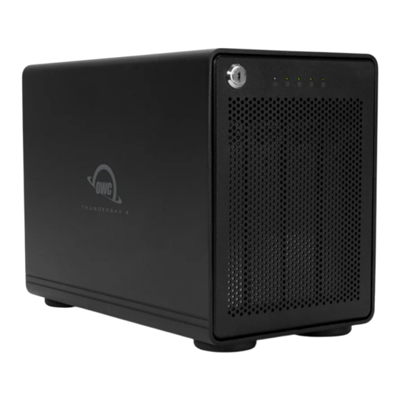 OWC ThunderBay 4 Support Manual