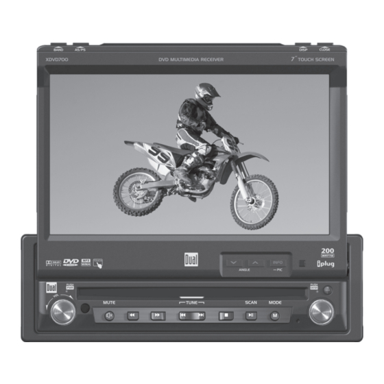 Dual XDVD700 Installation & Owner's Manual