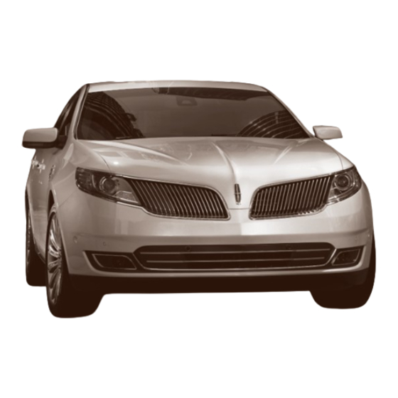 Lincoln MKS 2015 Owner's Manual