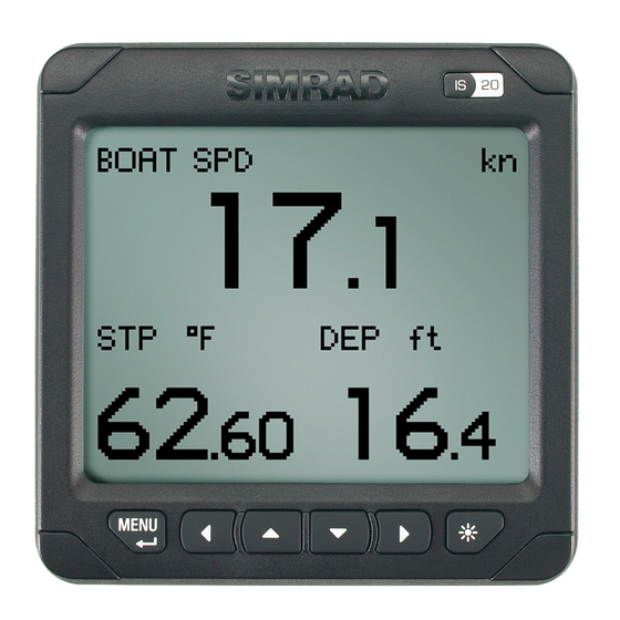 Simrad IS20 Combi Manual