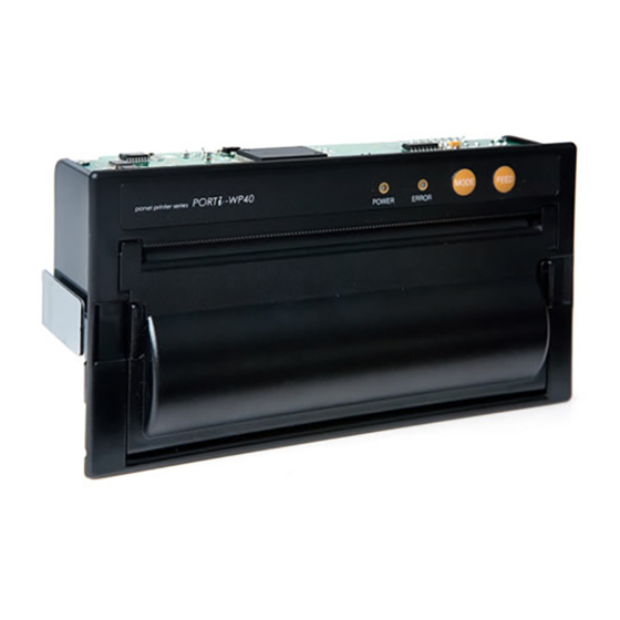 WOOSIM PORTI-WP40 Operator's Manual