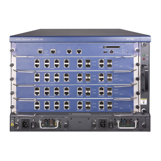 H3C SecPath F5000-A5 Installation Manual