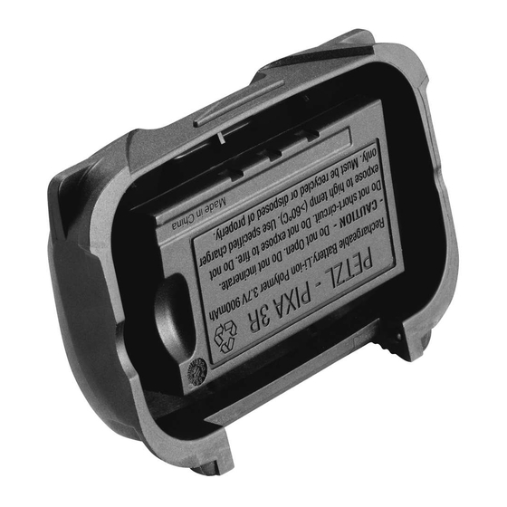 Petzl PIXA 3R Battery Manual