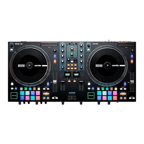 Rane ONE Manuals