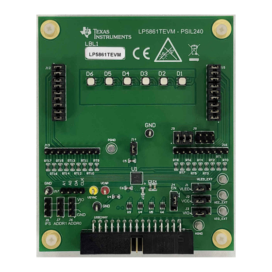 Texas Instruments LP5861T User Manual