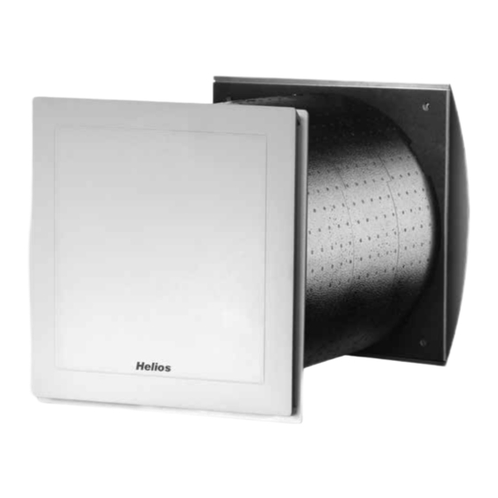 Helios ecgreen KWL EC 60 Pro Installation And Operating Instructions Manual