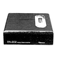 Nakamichi PA-202 Service Manual