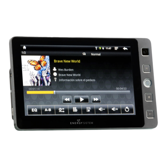 ENERGY SISTEM ENERGY Tablet i504 Titanium User Manual