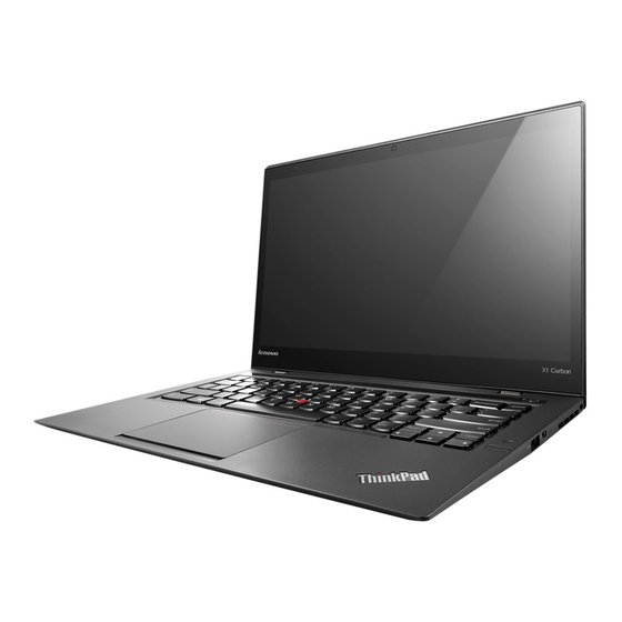 Lenovo ThinkPad X1 Carbon 20BT User Manual
