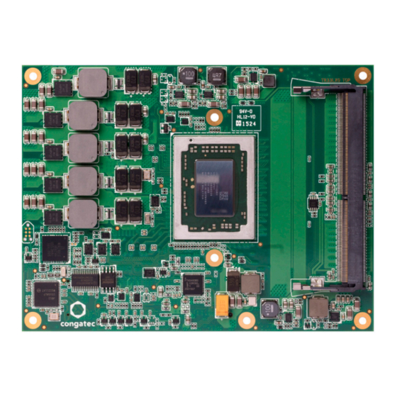 Congatec COM Express conga-TR3 User Manual