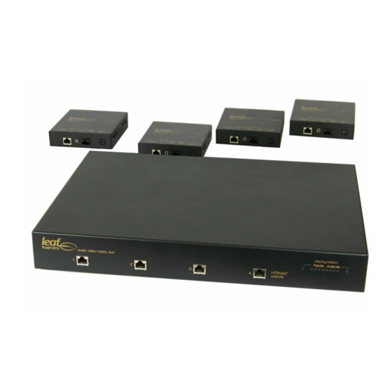 Leaf LHDMI44P Manuals