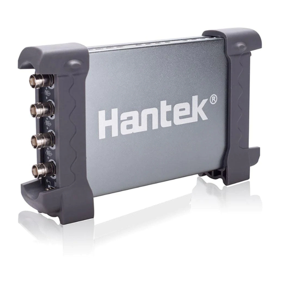 Hantek 6000EU Digital Oscilloscope Manuals