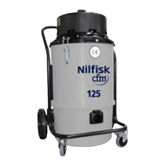 Nilfisk-Advance cfm 125 Vacuum Cleaner Manuals