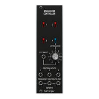 Behringer CP3A-O Quick Start Manual