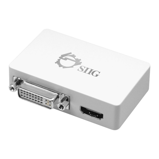 SIIG JU-H20511-S1 Installation Manual