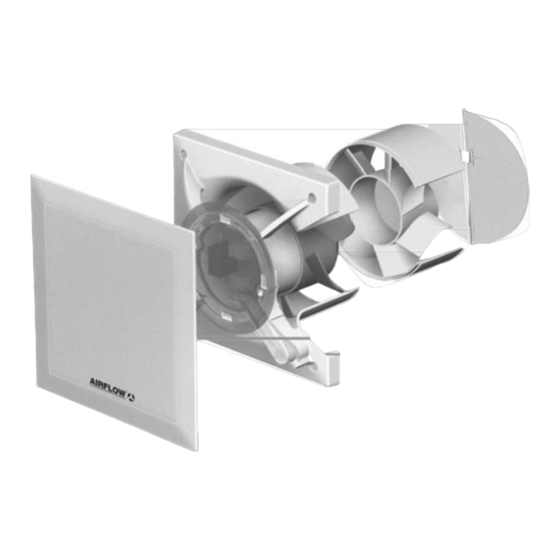 Airflow QuietAir QT 150B Installation And Operating Instructions Manual