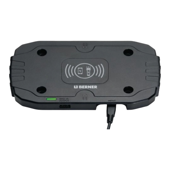 Berner 367168 Instruction Manual