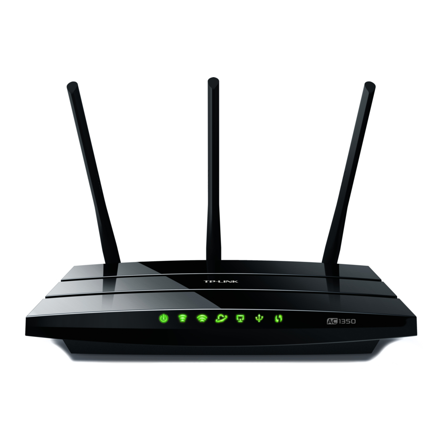 TP-Link Archer C59 - MU-MIMO Wi-Fi Router Quick Installation Guide