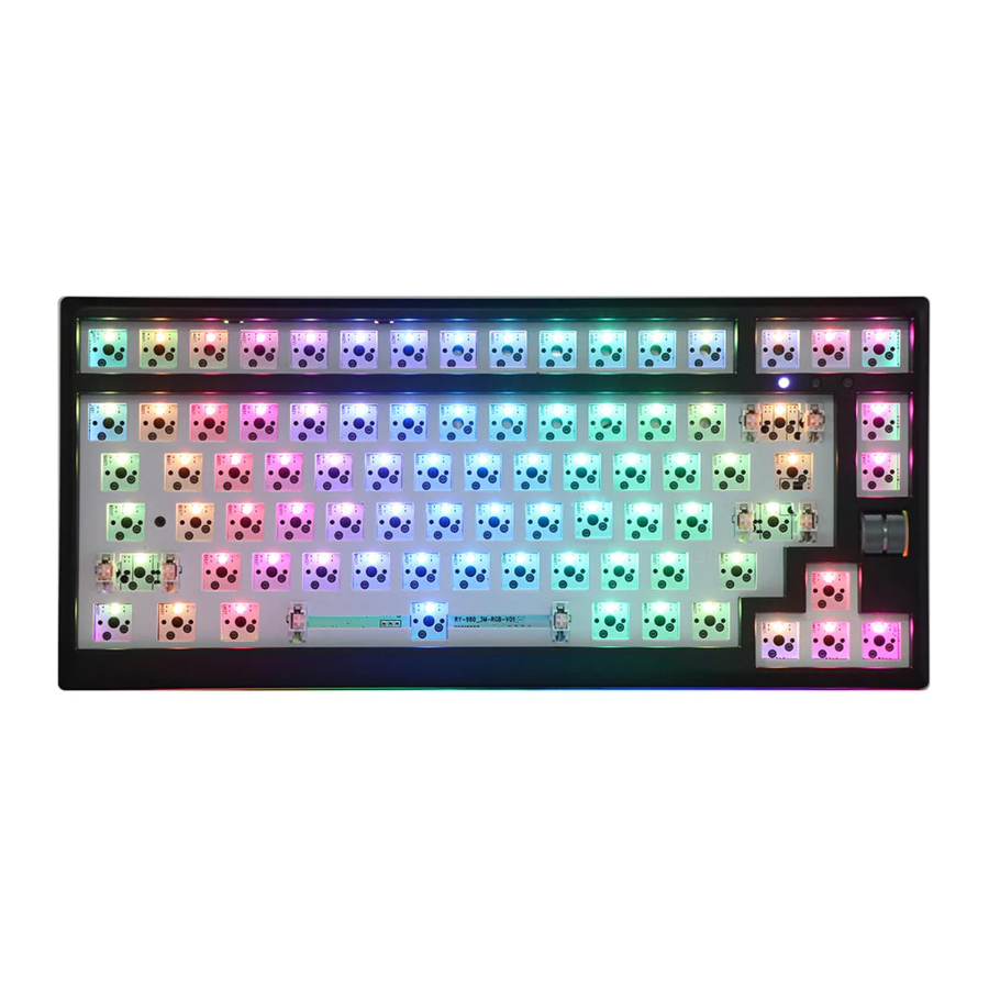 EPOMAKER Eclair 75 - 75% Hot-Swap Wired/Wireless Mechanical Keyboard Kit Manual