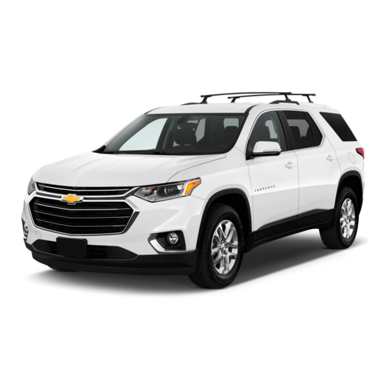 Chevrolet 2018 TRAVERSE Getting To Know Your