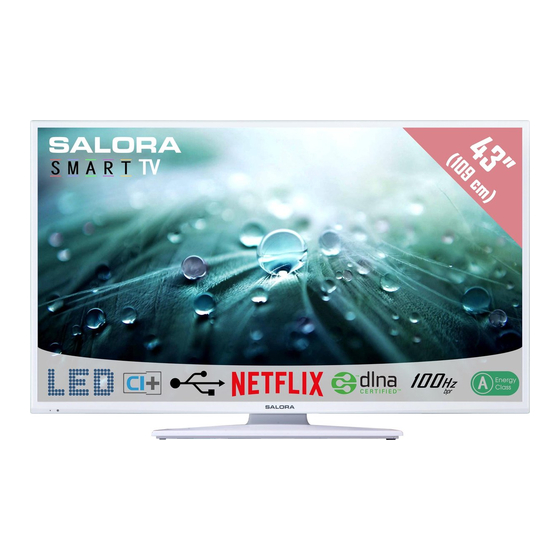 Salora 43LED9112CSW Operating Instructions Manual