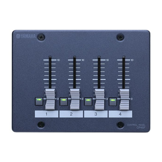 Yamaha CP4SF Owner's Manual