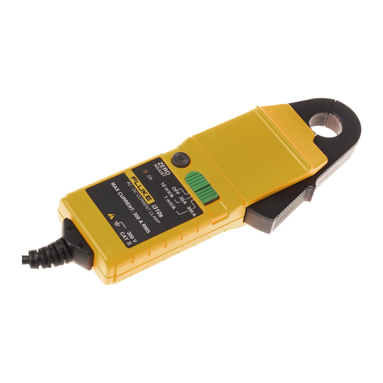 Fluke i310s Instruction Sheet