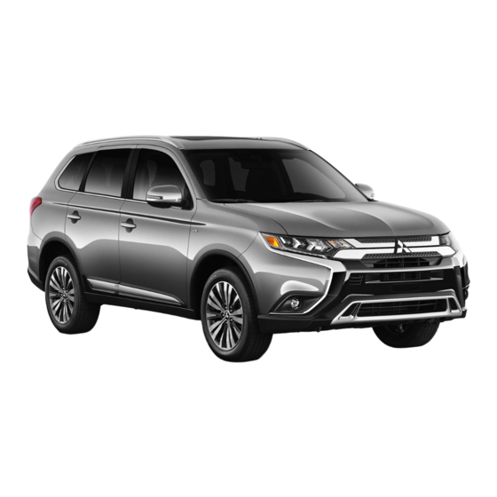 Mitsubishi MOTORS Outlander 2019 Owner's Manual