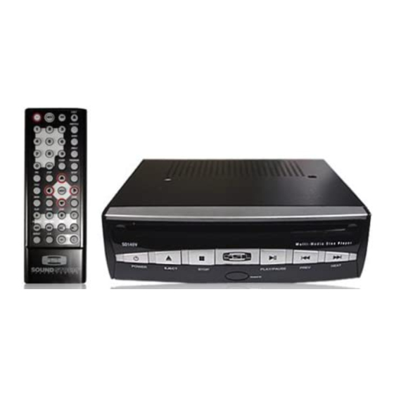 Sound Storm SD140V User Manual