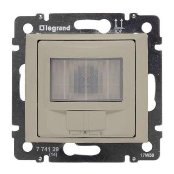 LEGRAND 7 741 29 Manual
