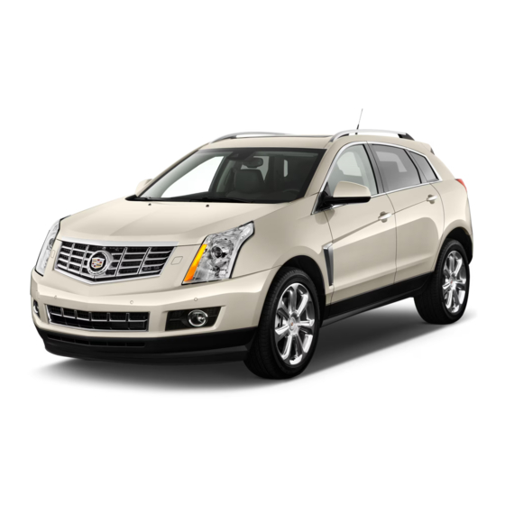 Cadillac SRX 2014 Luxury Crossover SUV Manuals