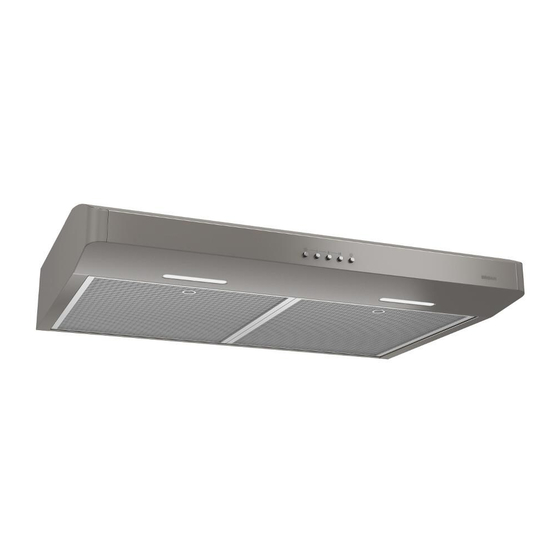 Broan CRDE1 Series Installation Use And Care Manual